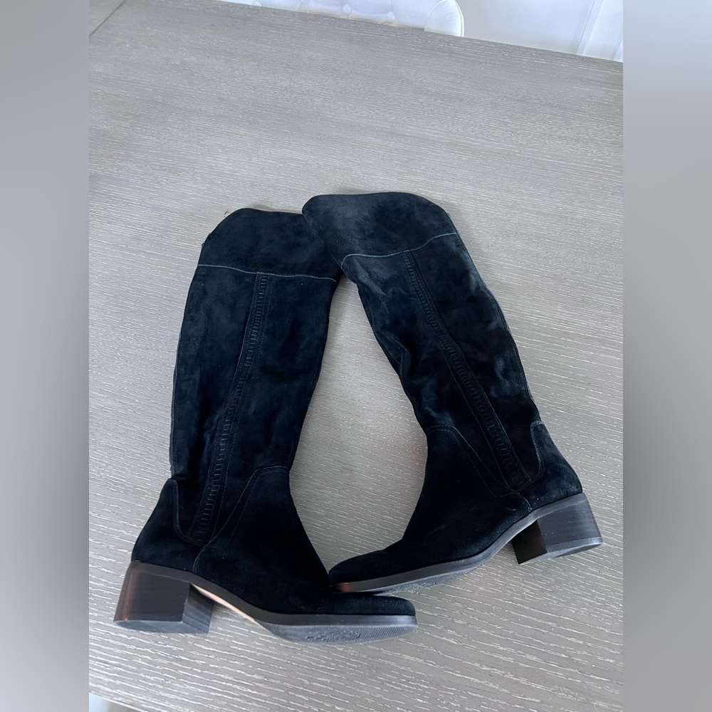 Vince Camuto Black Over the Knee Boots size 7.5